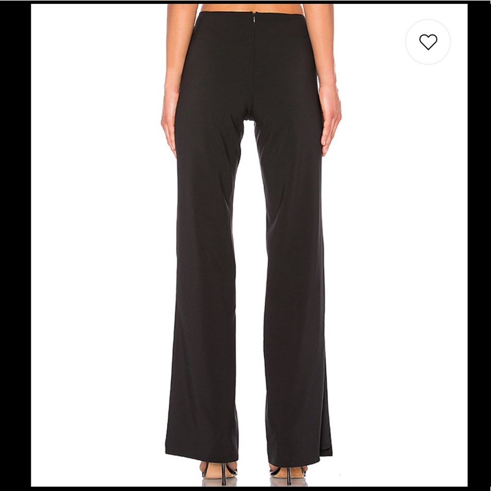 X Revolve Slash Pants in Black | Lovers + Friends - Picture 3 of 5